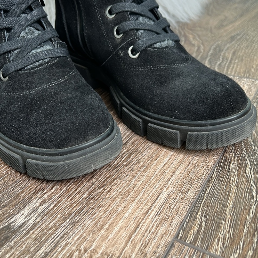 Blondo Black Combat Moto Boots with Rugged Sole - Picture 5 of 14